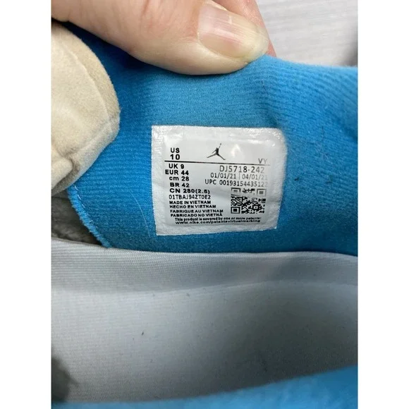 Nike Air Jordan 4 Retro x Union La Taupe Haze Men's Sneakers Size 10 - Picture 12 of 12